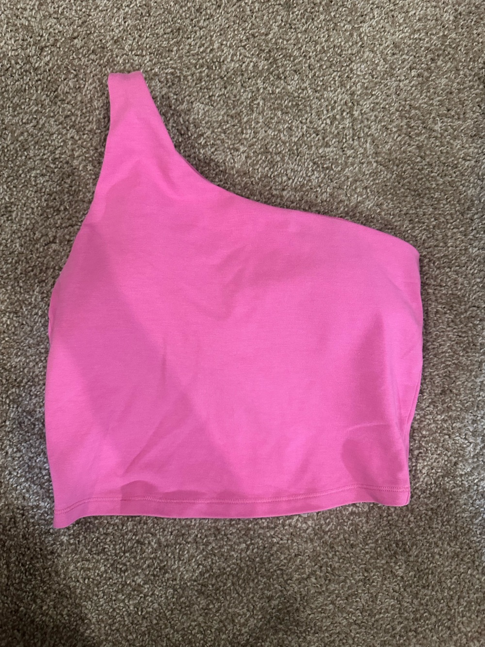 Old Navy One-Shoulder Pink Crop Tank